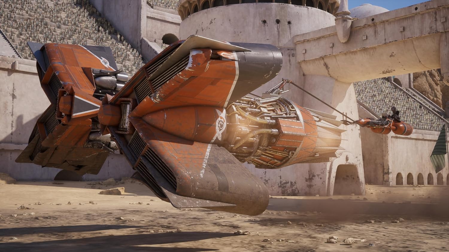 スター・ウォーズ：ギャラクティック・レーサー™ コレクターズエディション -PS5 【特典】デラックスエディション、ランドスピーダーモデル、パイロットパッチ、ケスターバナー、アートブック、スチールケース 同梱 & 【早期特典】リパルサークラフト用の先行予約特典限定リバリー、 マルチプレイヤーモード専用の先行予約特典プレイヤーバナー 同梱