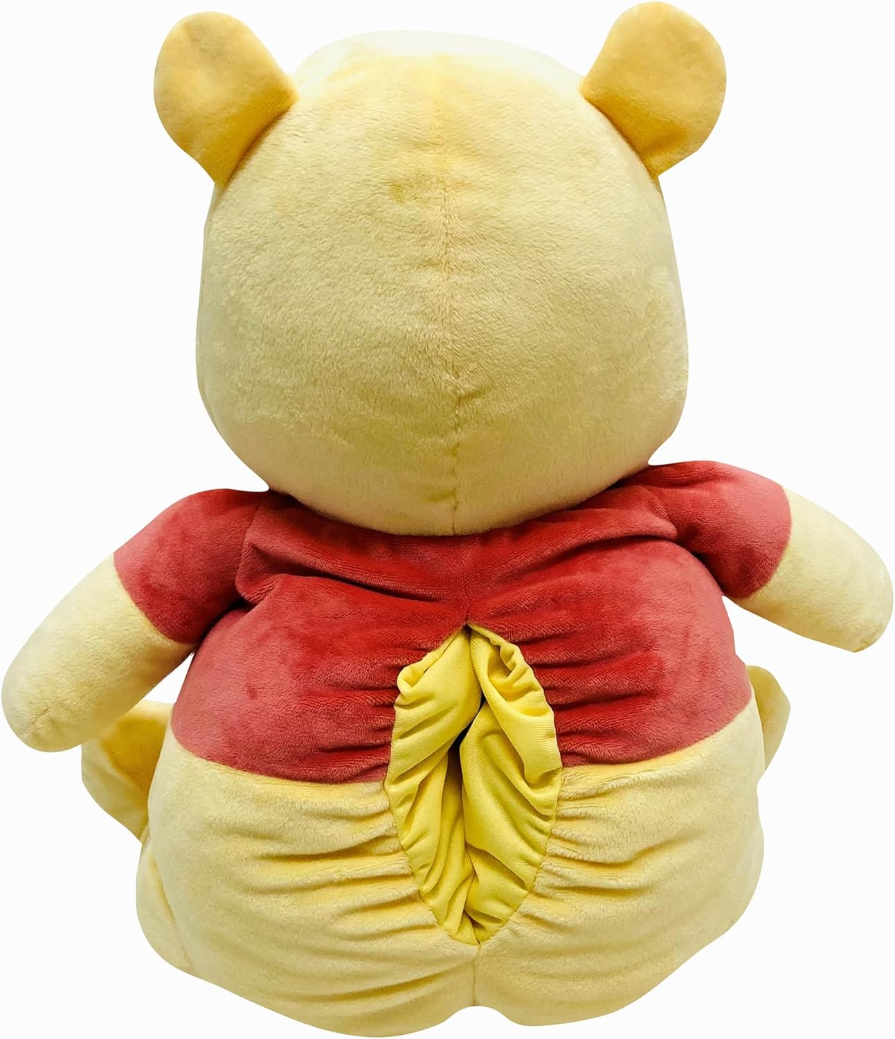 MORIPiLO Disney Tissue Case (Winnie the Pooh Sitting Tissue Box Cover) Approximately 40cm Melting Touch Cute Car Goods Plush Paper Holder Yellow Character Morishita's Pillow
