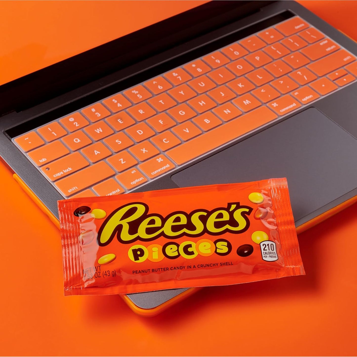 Dulces de mantequilla de cacahuete Reese's Pieces.