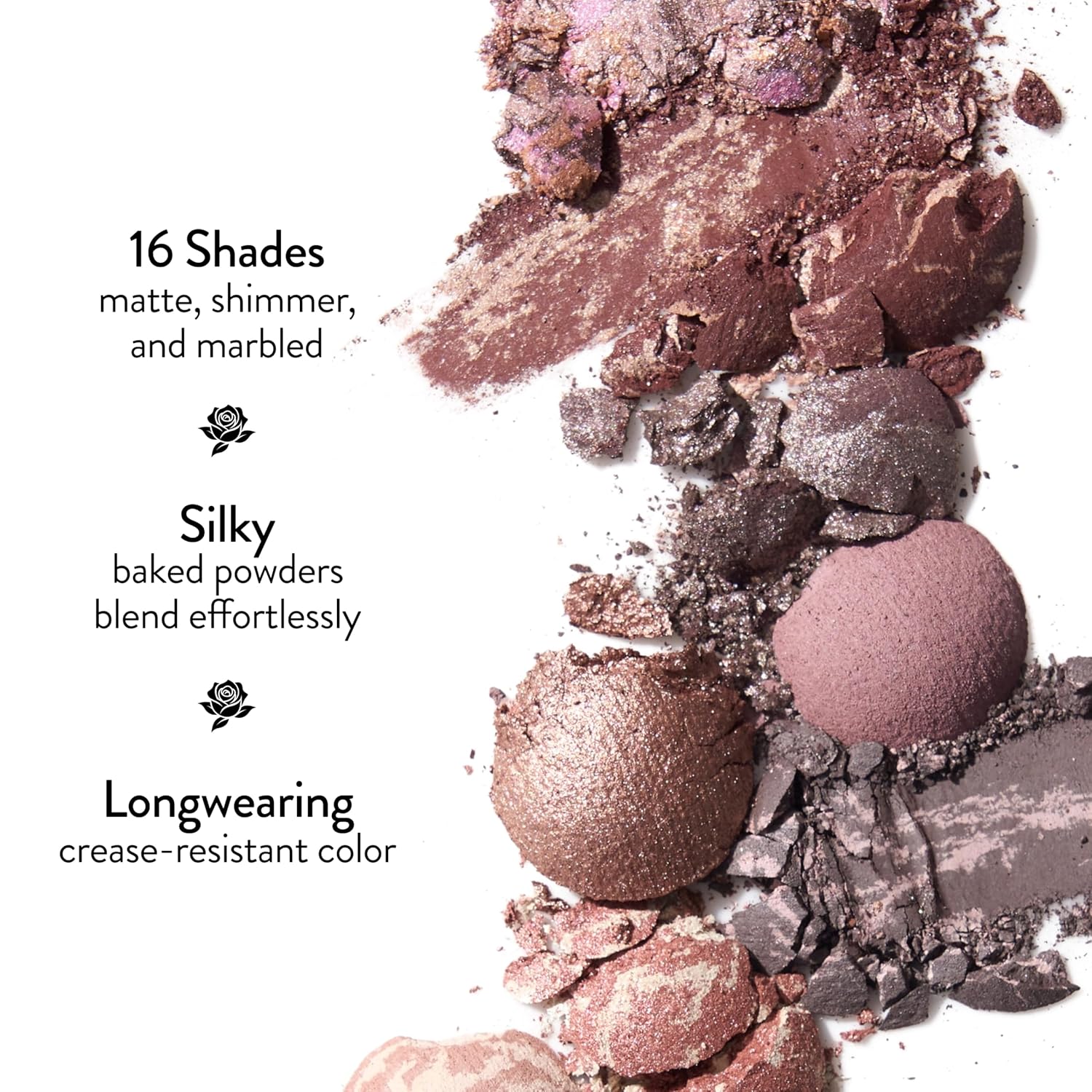 LAURA GELLER NEW YORK Paleta de sombras de ojos de mármol – 16 sombras de ojos horneadas y marmoladas multiacabado en acabados mate y satinado – Edición limitada Draper James Collaboration