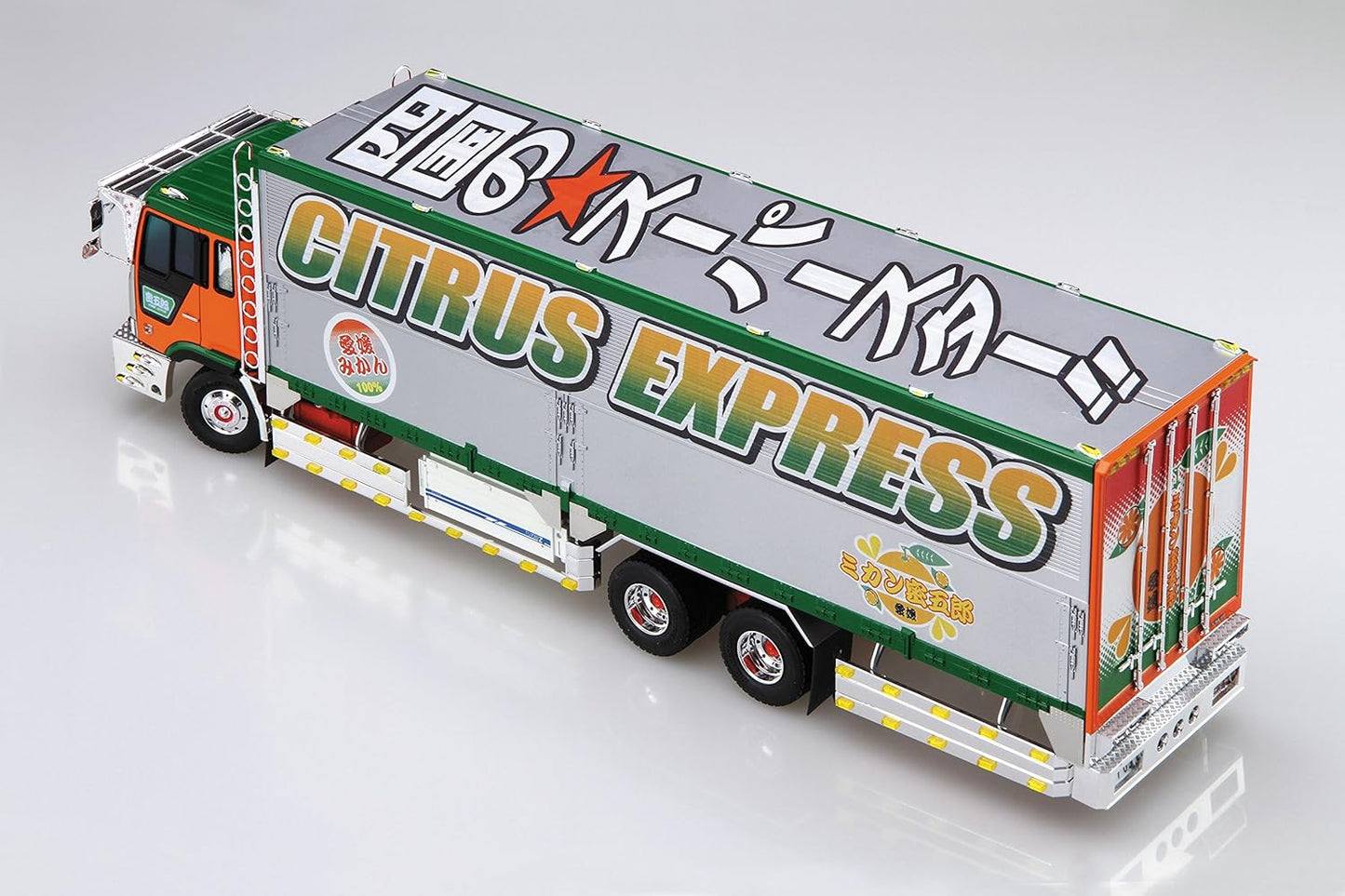 青島文化教材社 1/32 バリューデコトラシリーズ No.42 ミカン密五郎 大型ウイング プラモデル