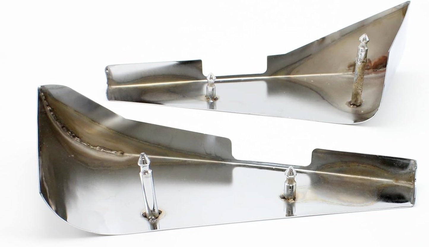 メッキサイドカバー スティード400/600 NC26 ハーレー風 バイク用 オートバイ バイクパーツ ホンダ用 純正タイプ社外品