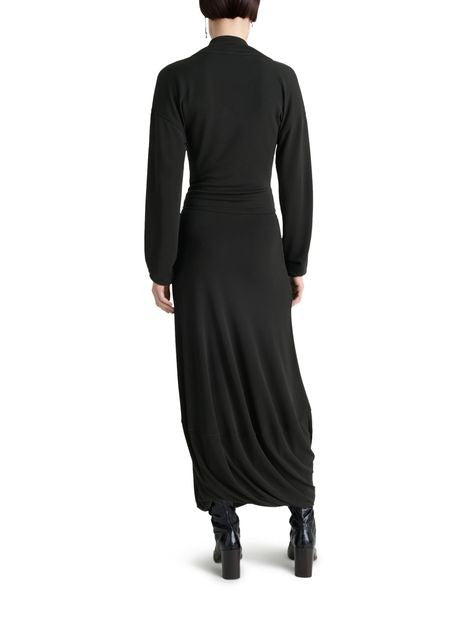 LEMAIRE V-neck long dress - Image 4