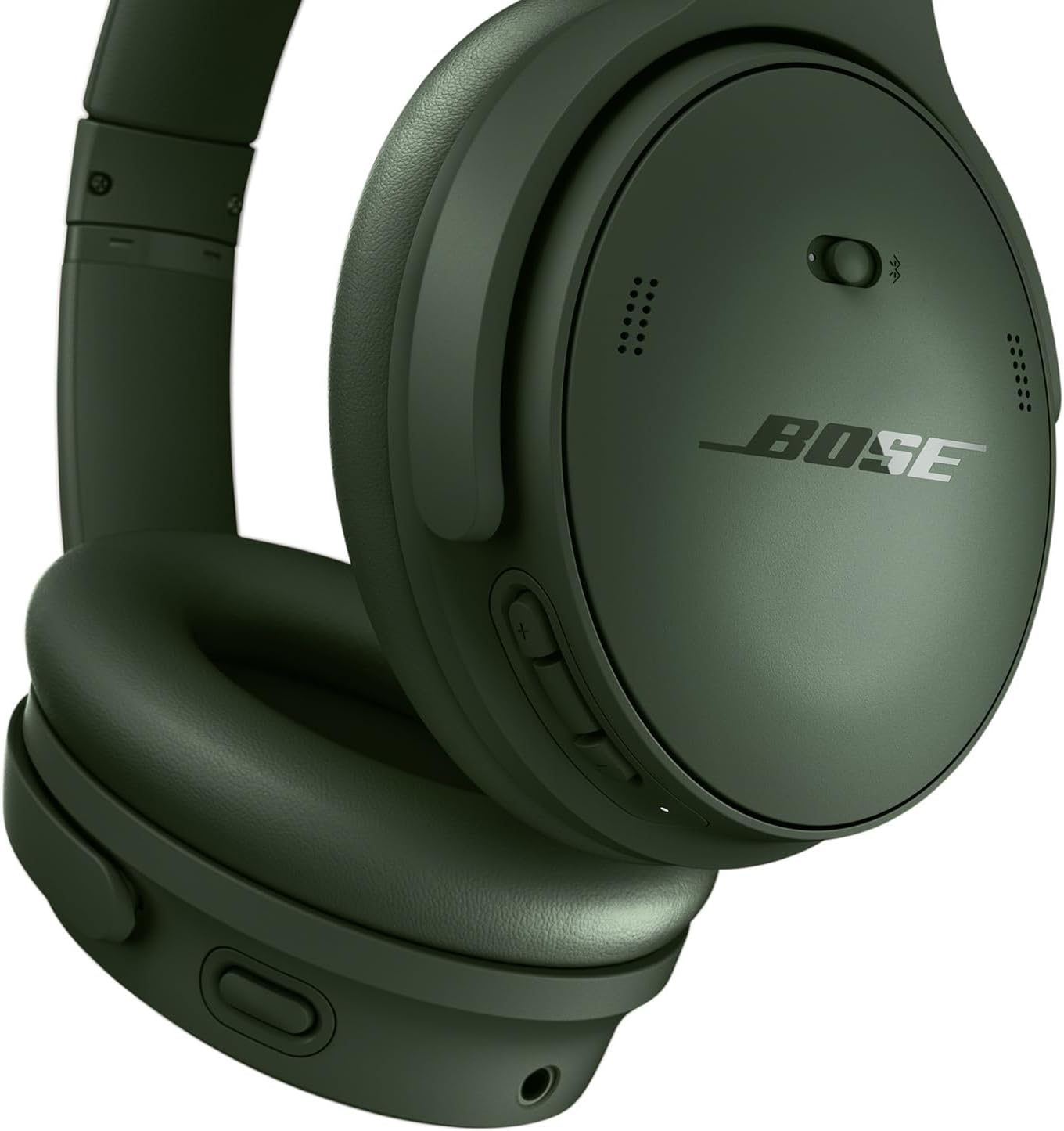 Bose QuietComfort Headphones LE Fully Wireless Headphones, Noise Cancelling, Bluetooth Connectivity with Microphone, Up to 24 Hours Playtime, Fast Charging, Cypress Green