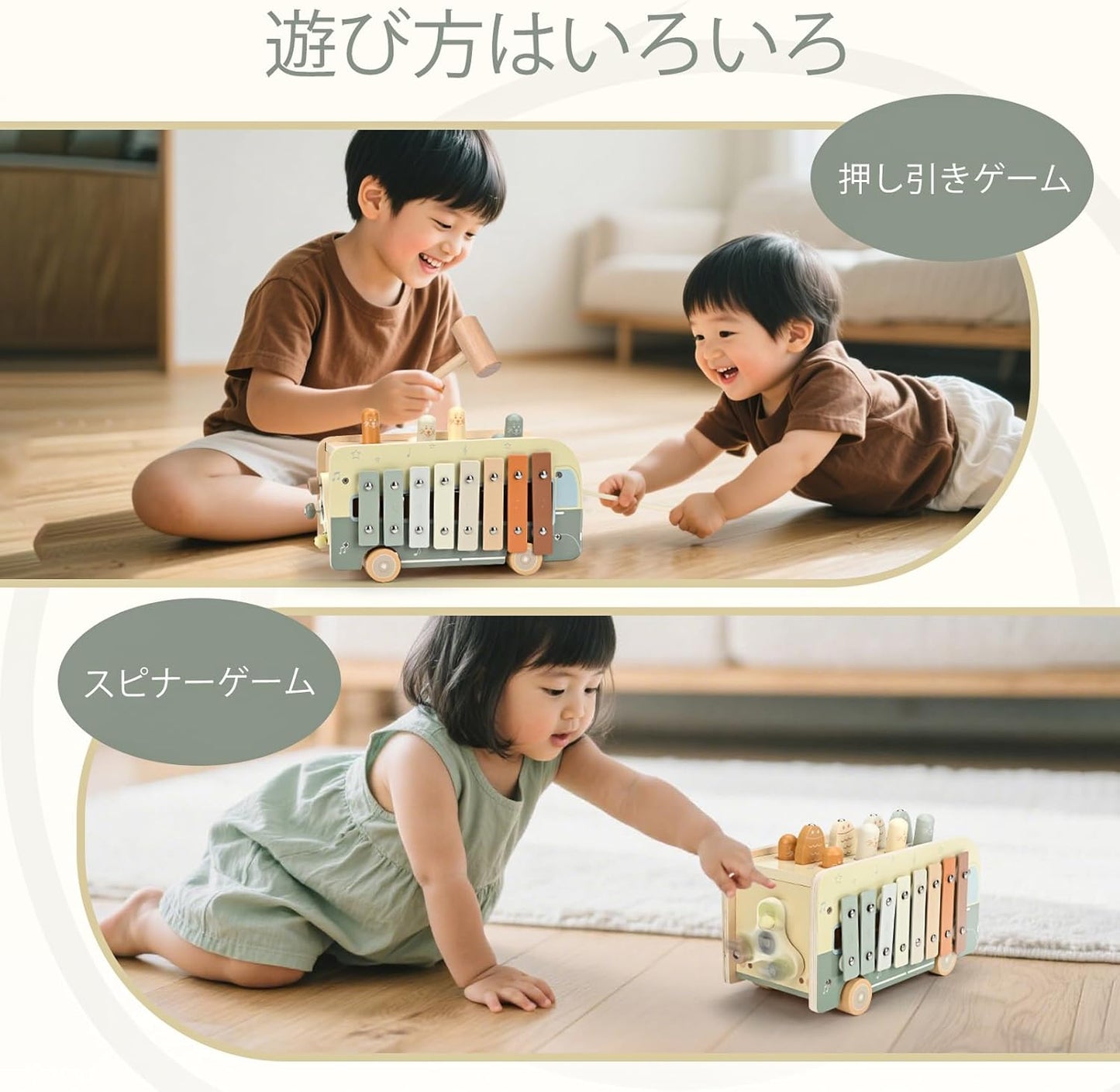 Vanplay Montessori Educational Toy, Boys and Girls, 1, 2, 3 Years Old, Birthday Gift, Hammer Toy, Fingertip Education, Montessori Teaching Tool, Early Development, Fingertip Training, Baby Shower