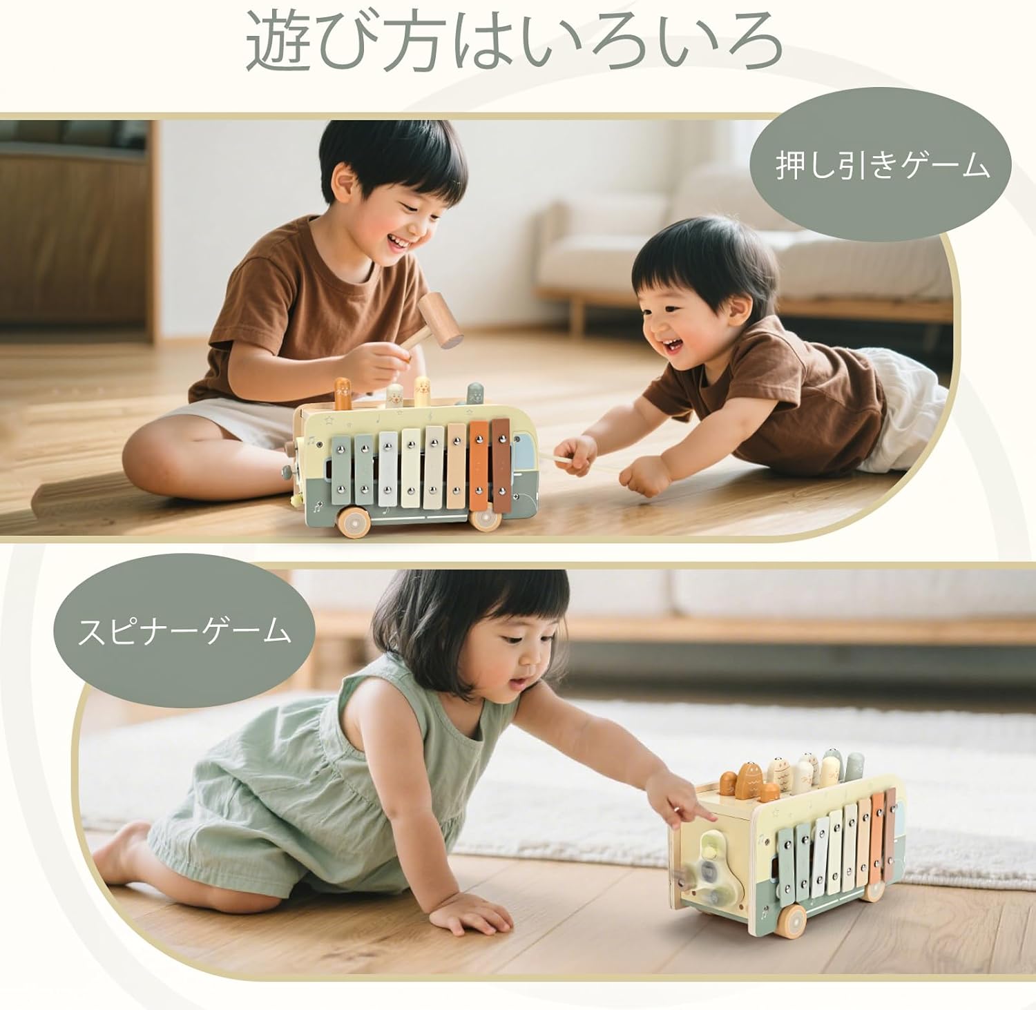 Vanplay Montessori Educational Toy, Boys and Girls, 1, 2, 3 Years Old, Birthday Gift, Hammer Toy, Fingertip Education, Montessori Teaching Tool, Early Development, Fingertip Training, Baby Shower