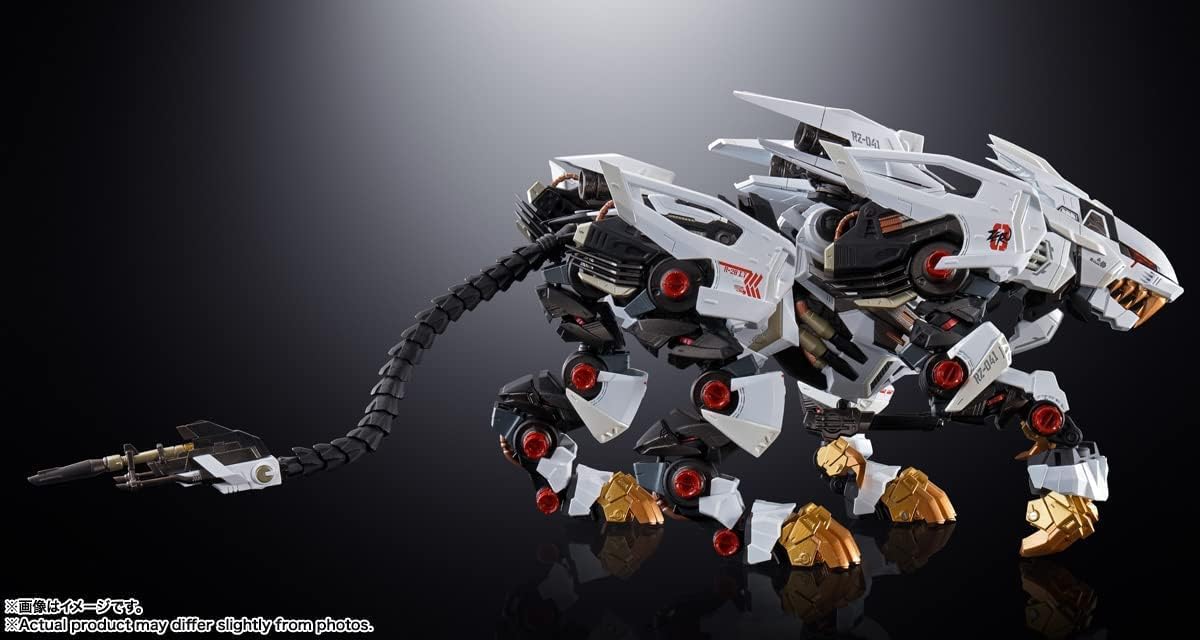 Chogokin ZOIDS New Century / ZERO RZ-041 Liger Zero, Approx. 8.7 inches (220 mm), ABS & PVC & Die Cast Pre-painted Action Figure