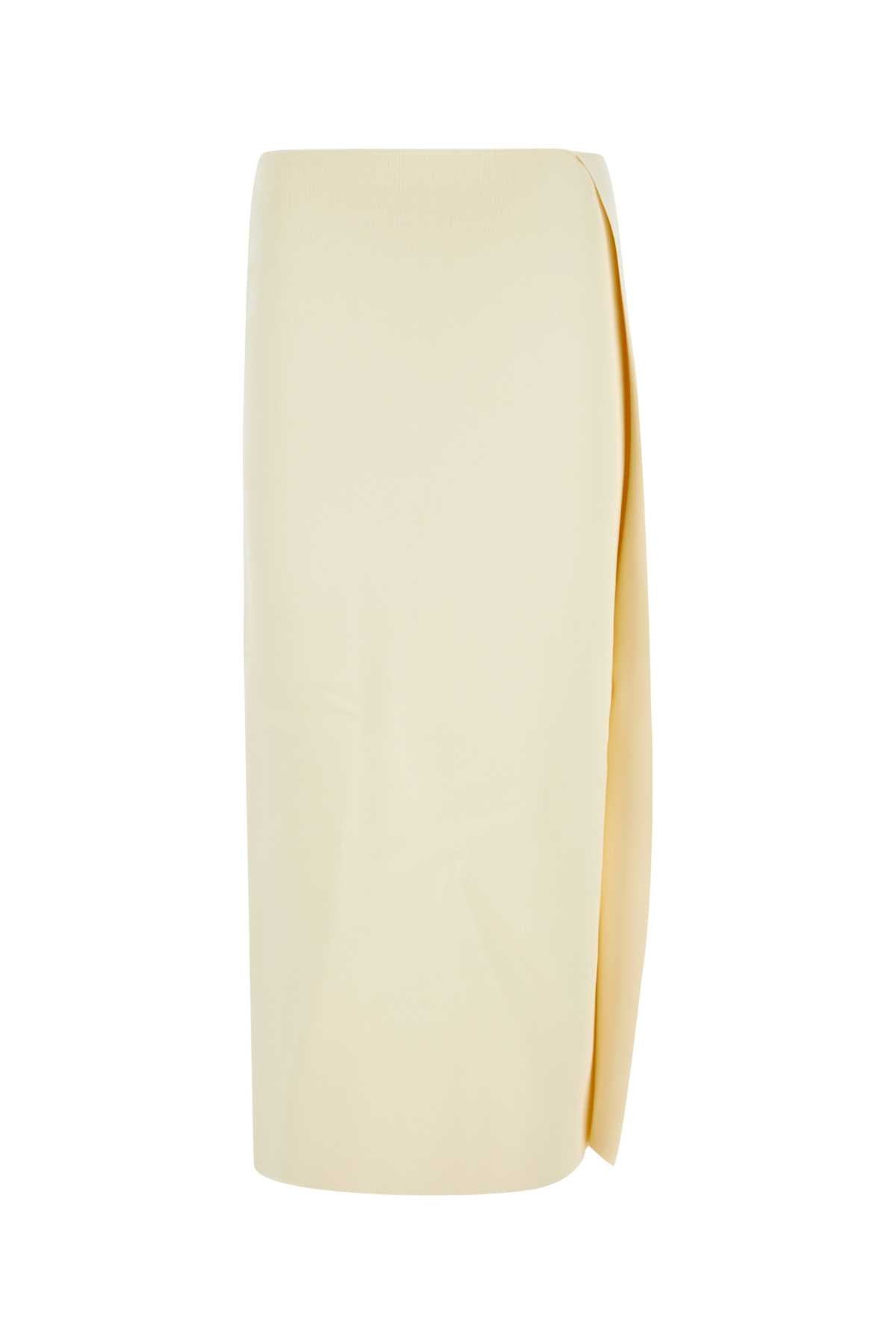 Jil Jil Sander Ivory Viscose Blend Skirt - Image 4