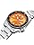 Seiko SRPK35K1 Men's Wristwatch, Automatic (Hand Winding), Overseas Model, SKX, Boy Size, Orange, orange/grey, Automatic watch