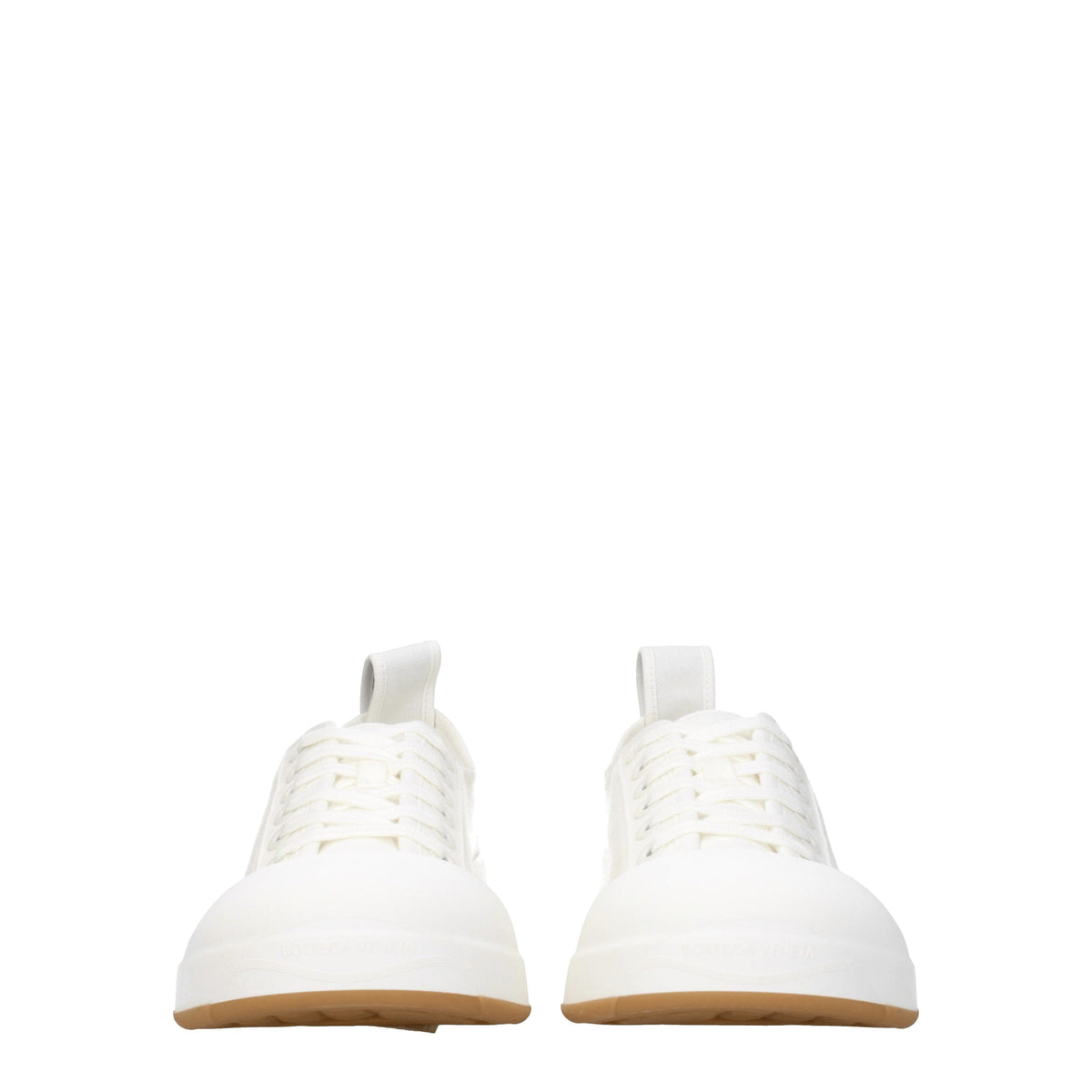 Bottega Bottega Veneta Sneakers Vulcan Man Fabric White/Optical White - Image 4