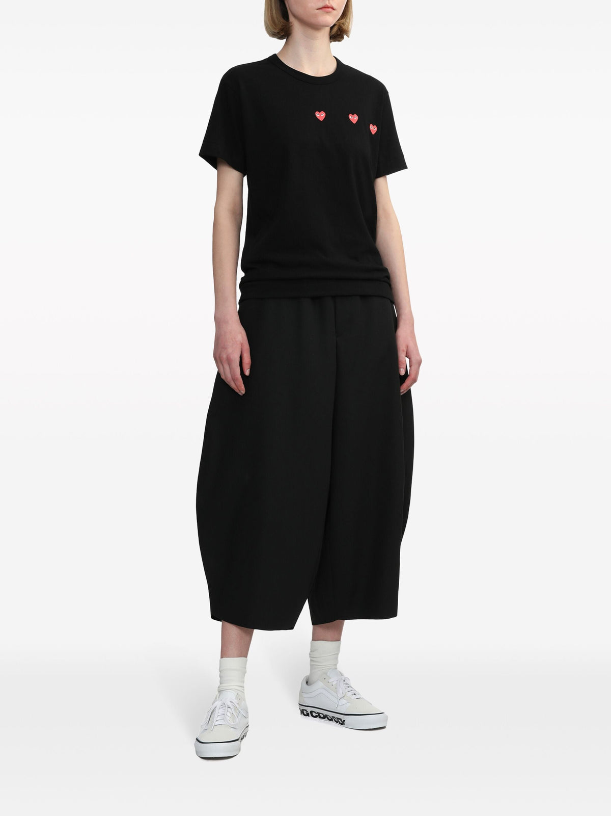 Comme Comme DesGarçonsはTshirtロゴプリントニットを演奏します - Image 4