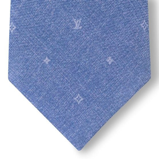 LOUIS VUITTON ネクタイ･コンステレーションデニム7CM - Image 4