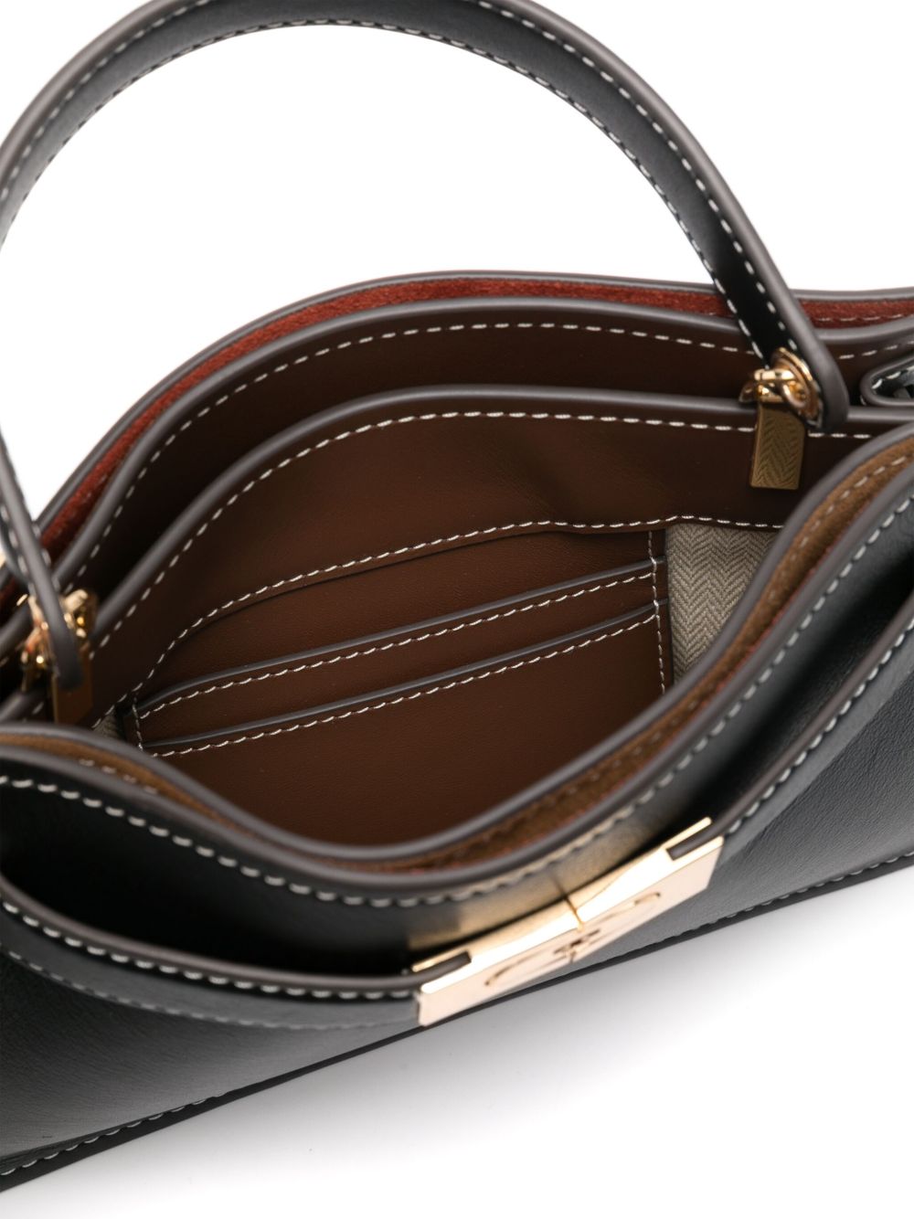 Tory Tory Burch Lee Radziwillスモールレザーハンドバッグ - Image 4