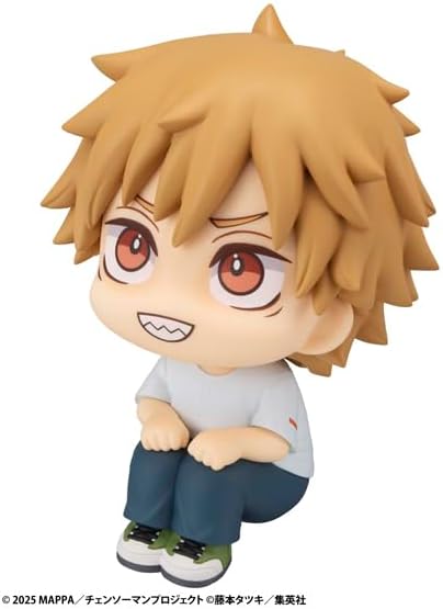 MegaHouse Rukupu Movie Version "Chensorman Reze Version" Dengi Plain Clothing Version, Approx. 4.3 inches (110 mm), PVC Resin Pre-Painted Action Figure