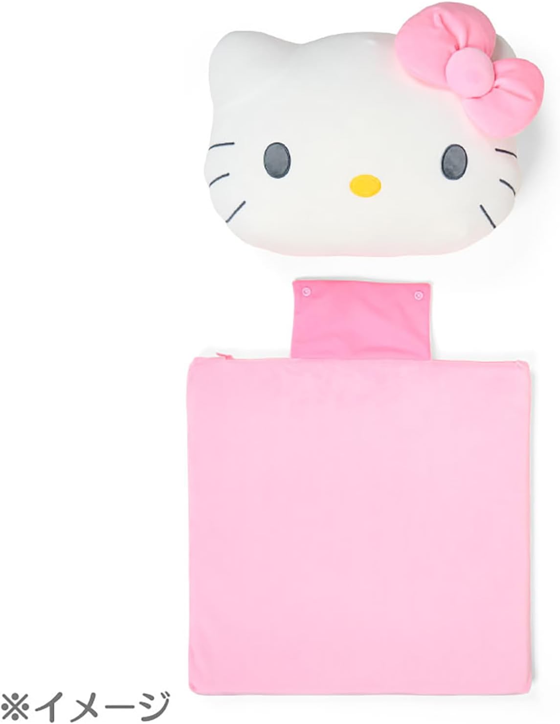 Sanrio (SANRIO) Back Support Seat Cushion, Kuromi, Car Supplies, Car Goods, Cushion, 548405