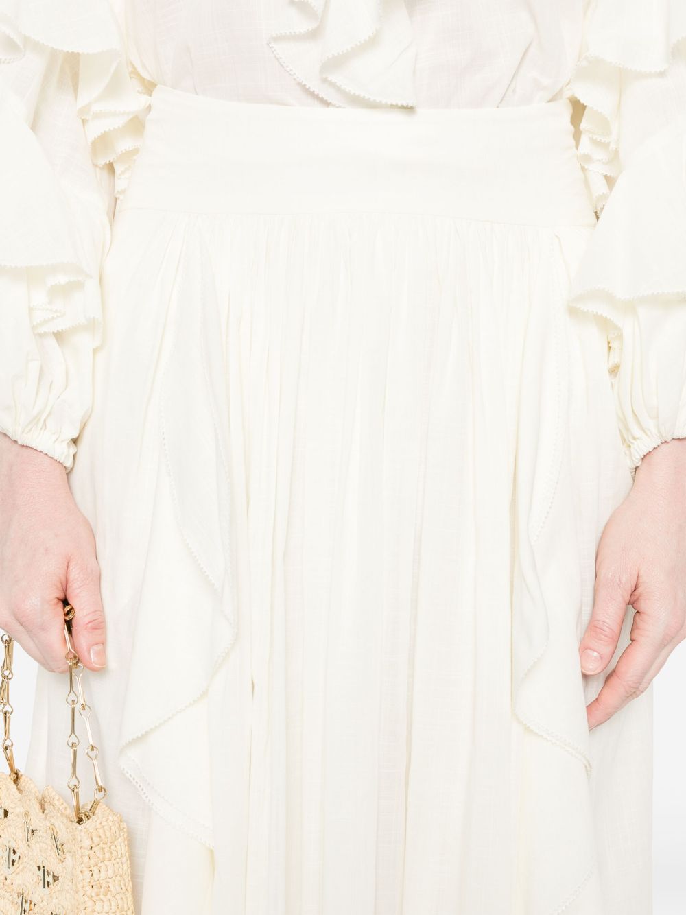 Zimmermann ZIMMERMANN ACACIA COTTON MAXIスカート - Image 4