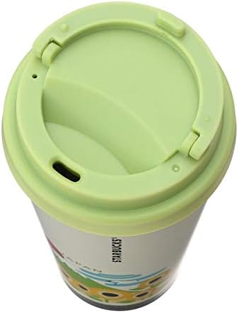 Starbucks Staba You Are Here Collection Stainless Steel Tumbler, Japan Summer 16.1 fl oz (473 ml), Japanese Style, Sunflower, Syringe, Castle, Fireworks, Summer, Mt. Fuji Green, Heat Retention, Cold Insulation, Japan Limited Coffee