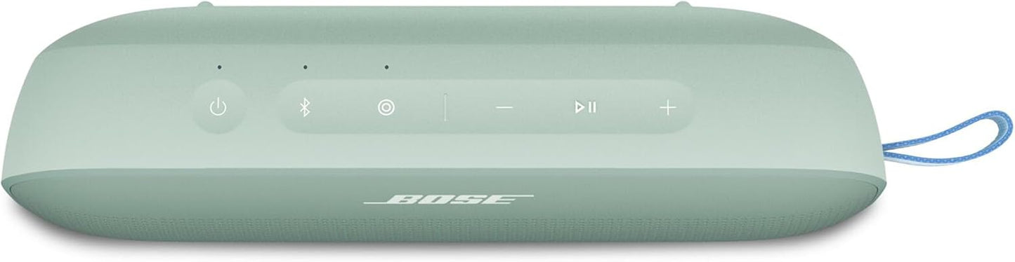 Bose SoundLink Flex Portable Speaker LE (2nd Gen) Wireless Bluetooth Mini Portable Speaker with Hi-Fi Audio, Up to 12 Hours of Continuous Playtime, Waterproof and Dustproof, Alpine Sage