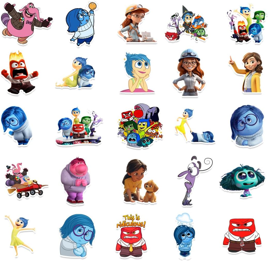 Inside Head Sticker Seal, Goods, PVC, Waterproof, Graffiti, Popular, Cute, Stylish, Anime, Manga Sticker, Notebook, Decorative, DIY, Car, Motorcycle, Helmet, PC, Snowboard, Smartphone, 100 Stickers