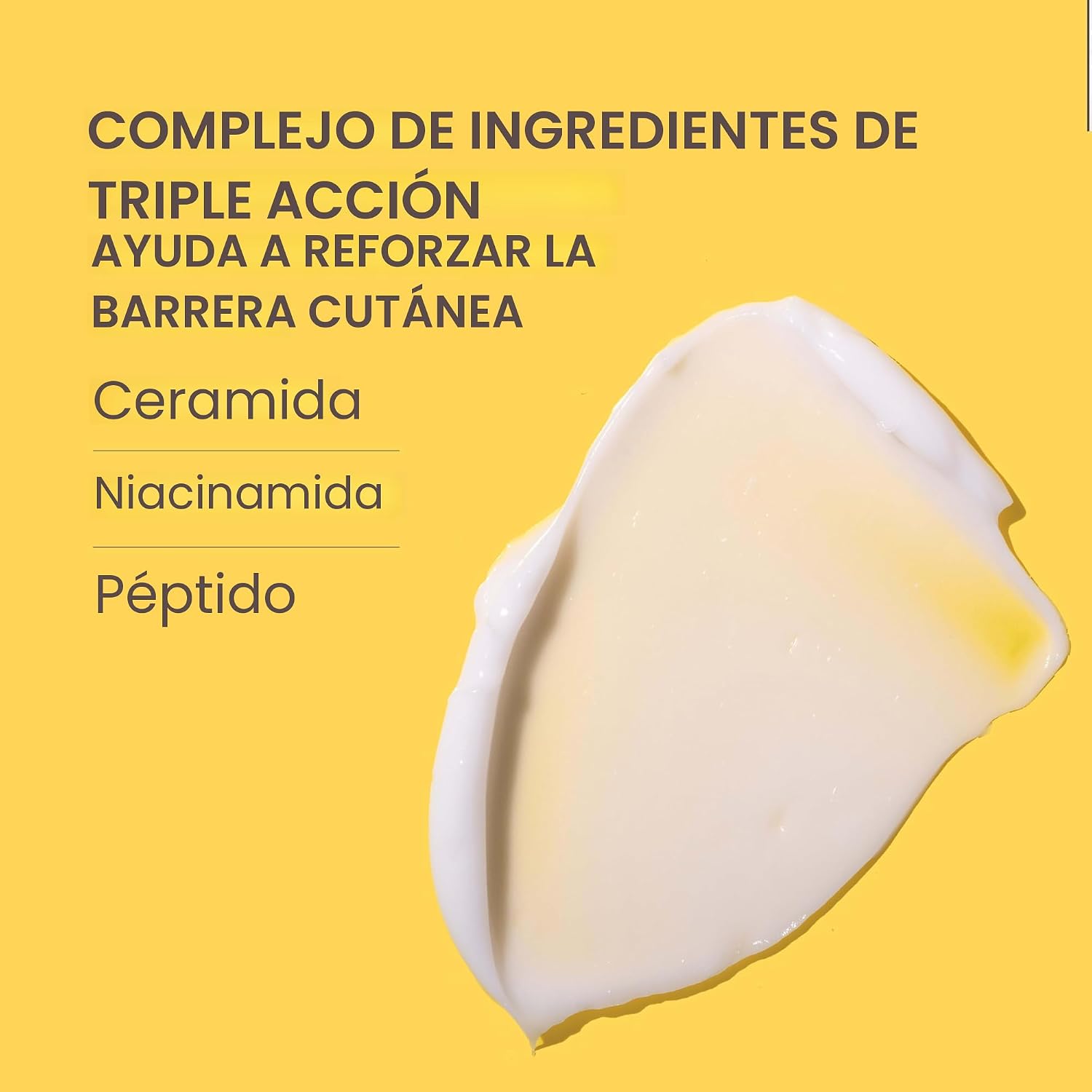 Burt's Bees Loción corporal potenciada, con un complejo de ceramida, niacinamida y péptidos, loción diaria ligera que ayuda a aumentar la barrera cutánea, aroma tropical, botella de 13 onzas