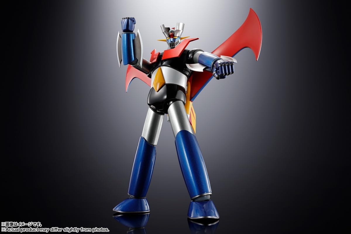 TAMASHII NATIONS Soul of Chogokin GX-117 Mazinger Z (Reinforced Type) Leather Shinka -KAKUMEI SHINKA- Approx. 6.5 inches (165 mm), Die-cast & ABS, Painted Action Figure