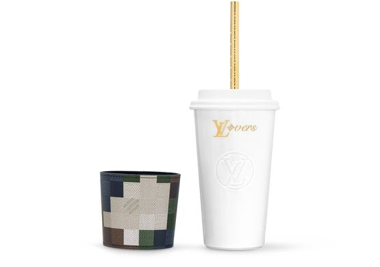 LOUIS VUITTON LV Cup & Straw Damoflage - Image 4
