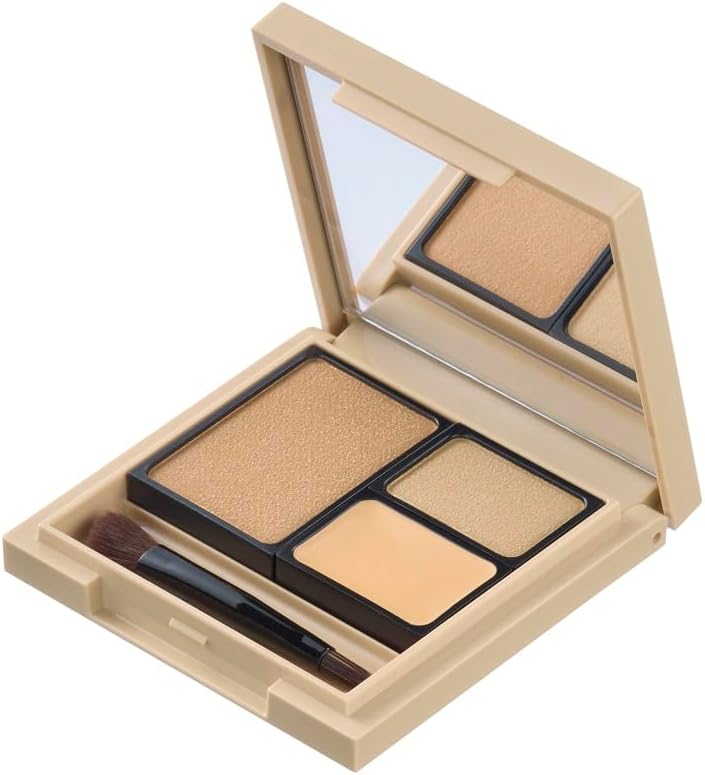 K-Palette Nuance Powder Eyebrow + 01 Mild Brown Eyebrow Large: 0.07 oz (2 g), Eyebrow Small: 0.04 oz (1 g), Concealer: 0.04 oz (1 g), Eyebrow Palette that creates a "light color forgotten eyebrows