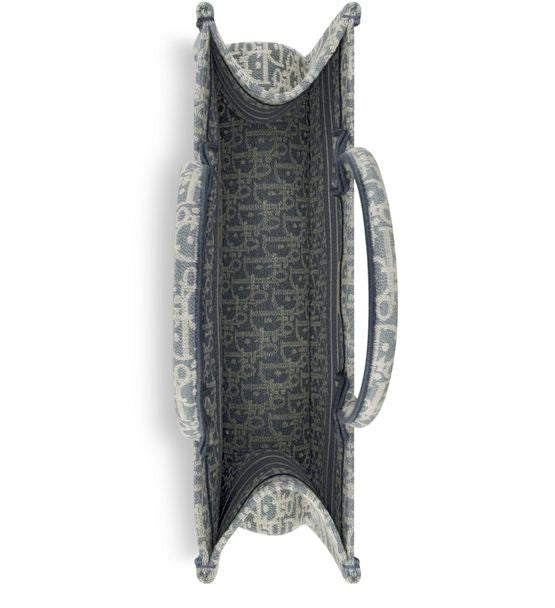 Medium Dior Book Tote Dior Oblique embroidery - Image 4