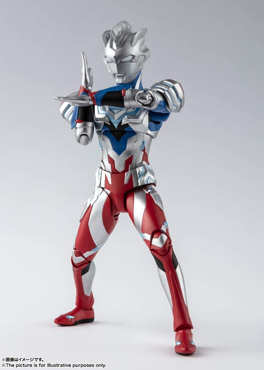 S.H. Figuarts Ultraman Zet Alpha Edge, Approx. 5.9 inches (150 mm), PVC & ABS, Pre-painted Action Figure