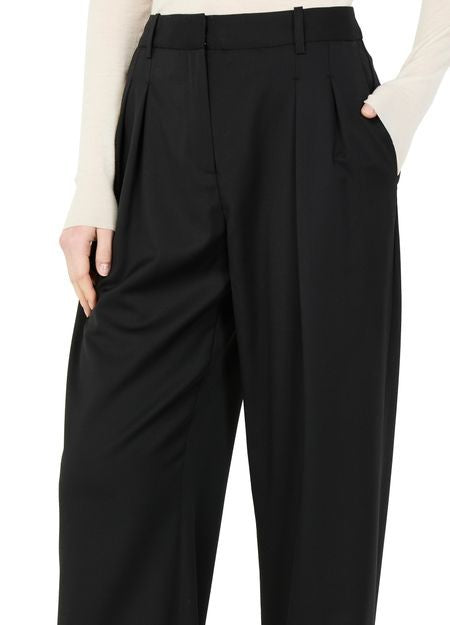 LOULOU STUDIO Sbiru wide twill pants - Image 4