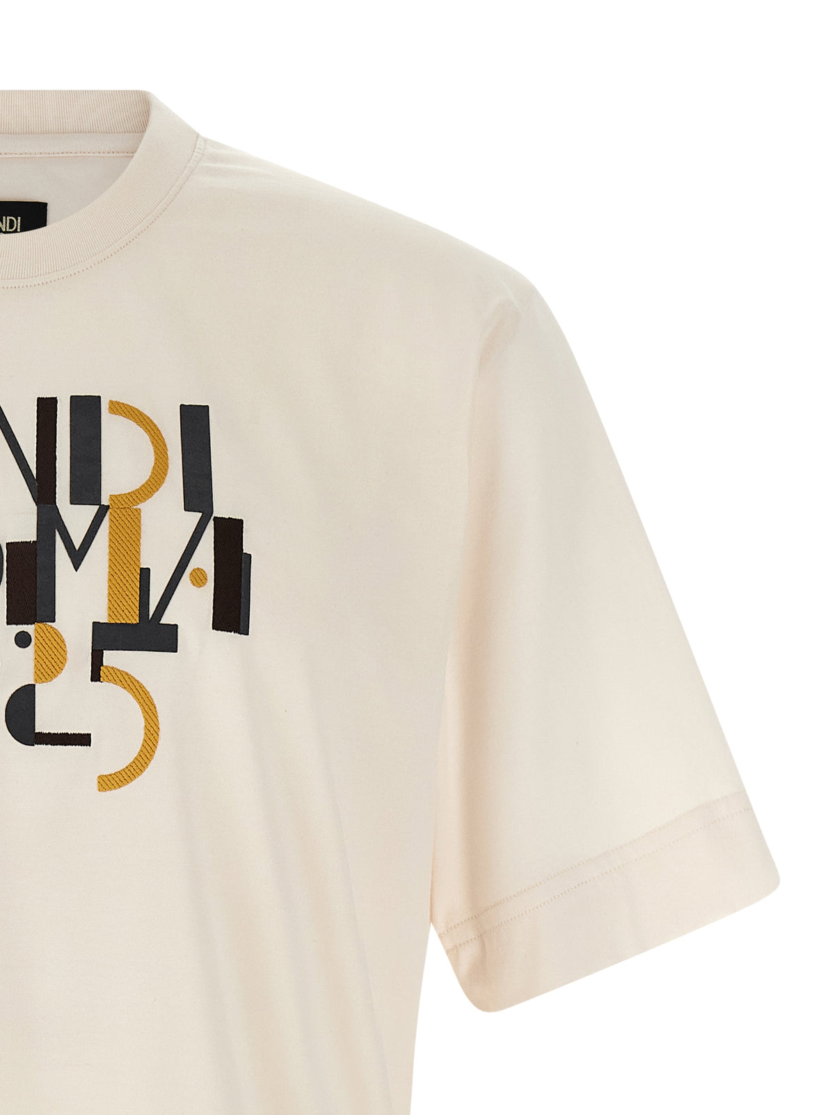 Fendi Fendi 'Fendi Roma 1925'プリントTシャツ - Image 4