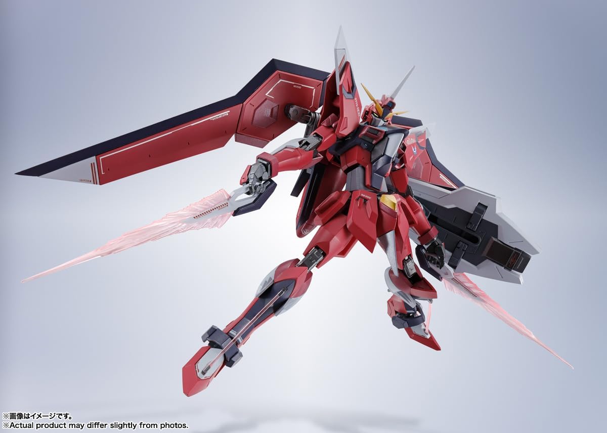 TAMASHII NATIONS Metal Robot Spirits Mobile Suit Gundam SEED FREEDOM Immortal Justice Gundam, Approx. 5.5 inches (140 mm), ABS & PVC & Die-cast, Pre-painted Complete Action Figure