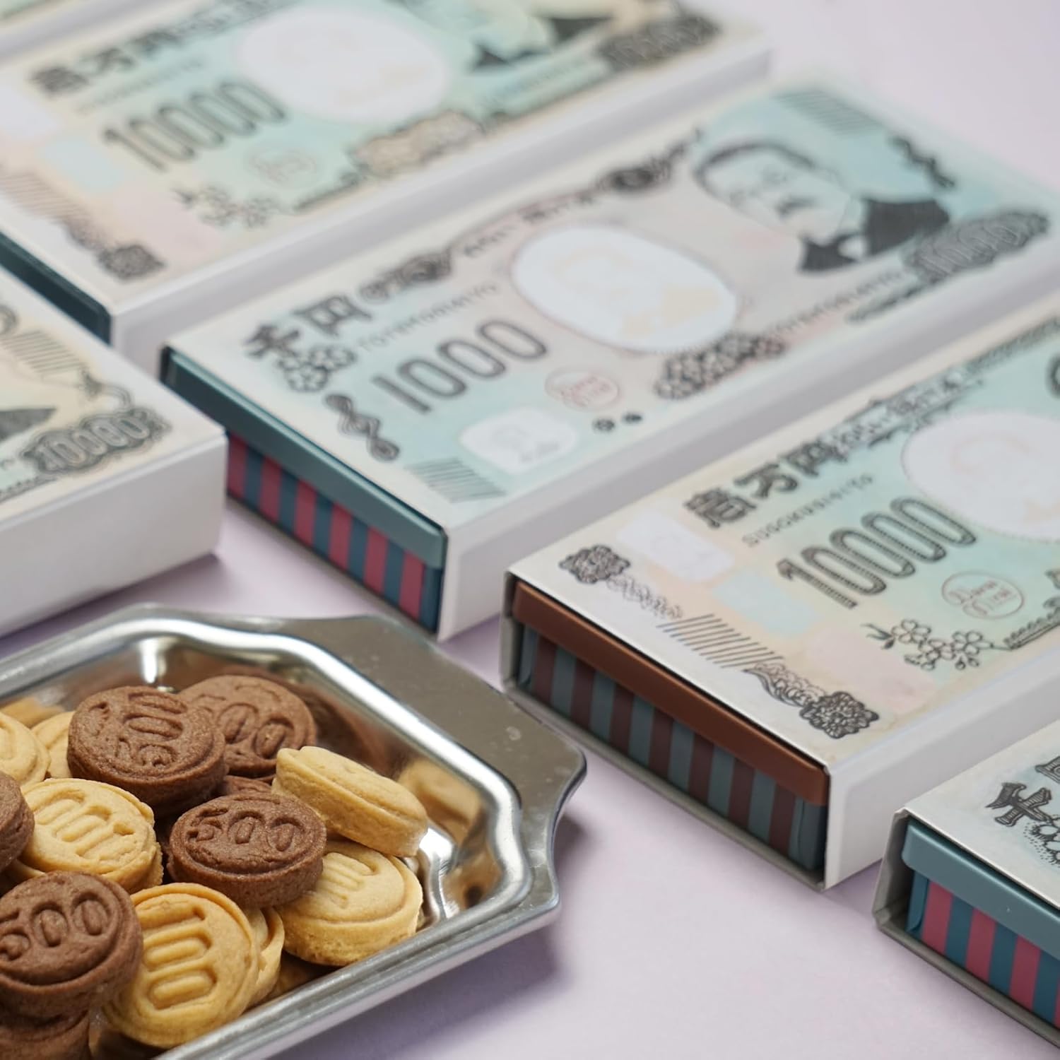 Mirai Mirai Handmade Cookies 10,000 yen 1,000 yen, Bills, Chocolate Cans, Sweets, Baked Sweets, Petite Gift (Mr. Shibusawa)