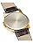 Cue & Cue A00A-002PK Men's Analog Watch with Date Day Display Waterproof Leather Strap Brown, Braun, Classic