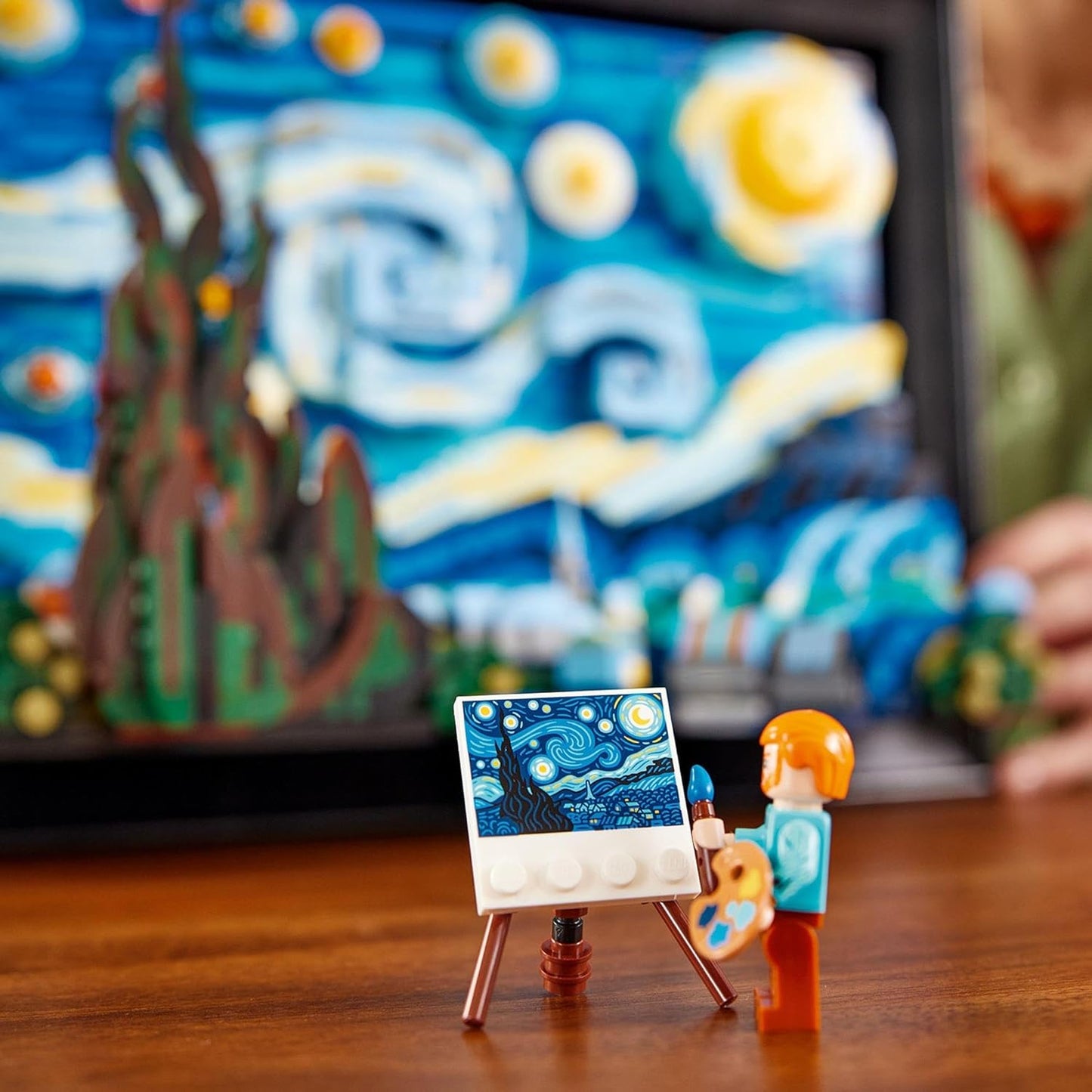 LEGO Ideas Van Gogh "Starry Night" 2316 Piece Toy Toy Birthday Christmas Present Blocks Mother's Day Father's Day Men Women Oil Painting Art Model Art Collection Interior Fashion 21333
