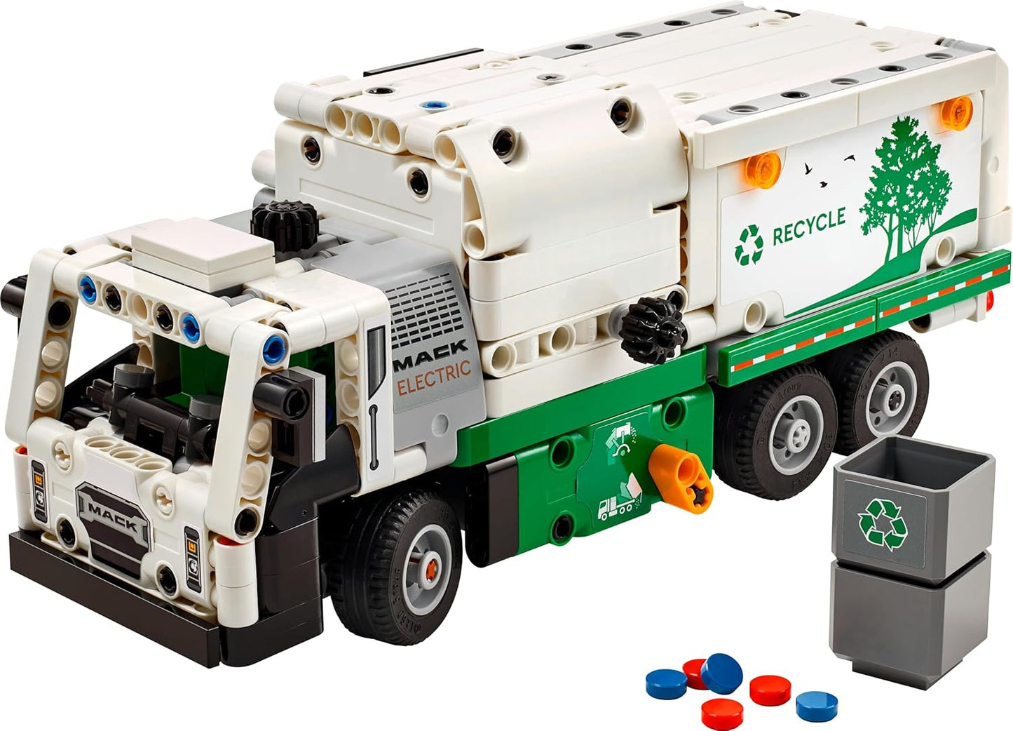 Lego 42167 Technic, Mack(R) LR Electric Garbage Truck, Toy, Plaything, Birthday, Present, Block, Boys, Girls, Children, 8 Years, 9 Years, 10 Years, Elementary School Students, Vehicle, Car, Mini Car