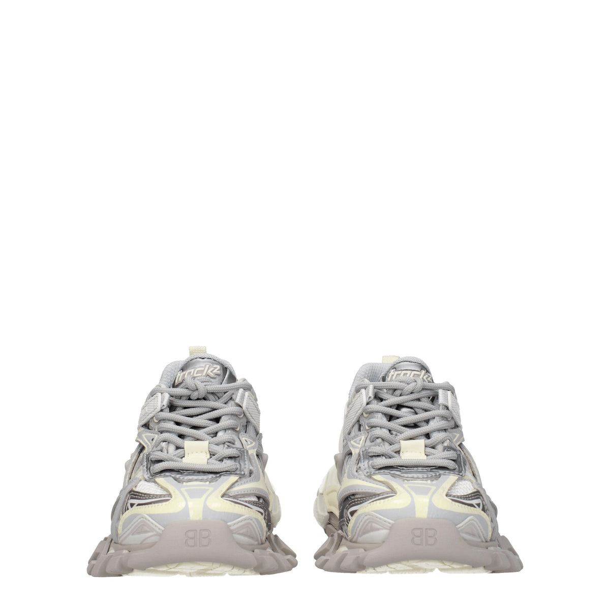 Balenciaga バレンシアガギフトのアイデアスニーカーキッズマンファブリックグレー/ライトグレー - Image 4