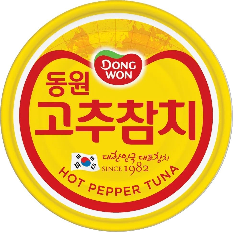 Chili Pepper, Korean Tuna Can, Bulk Purchase, Dongwon, Chili Tuna, 6 Pieces, Side Dishes, Retort, Canned Stocking, Food (6 Cans)