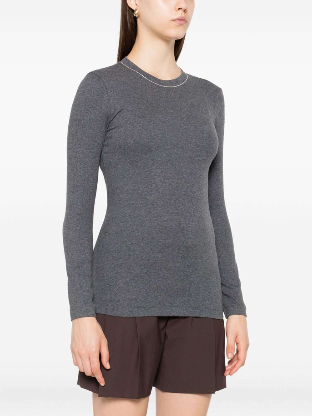 Brunello Cucinelli Cotton Crewneckセーター - Image 4