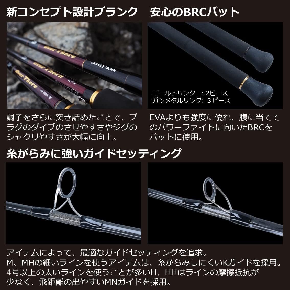 DAIWA Over The Granite (2021 Model) Shore Jigging, 3 Pieces, 3 Pieces