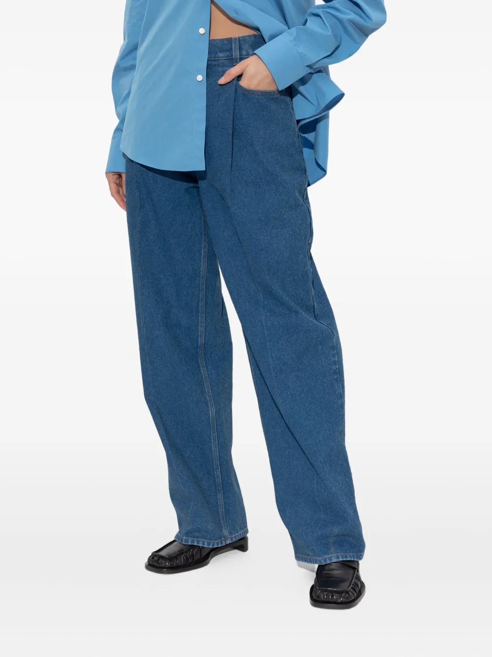 Marni ロゴアップリケ付きマルニジーンズ - Image 4