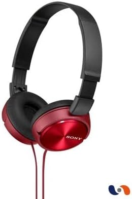 Sony Headphones MDR-ZX310: Closed-type Foldable Red MDR-ZX310 R