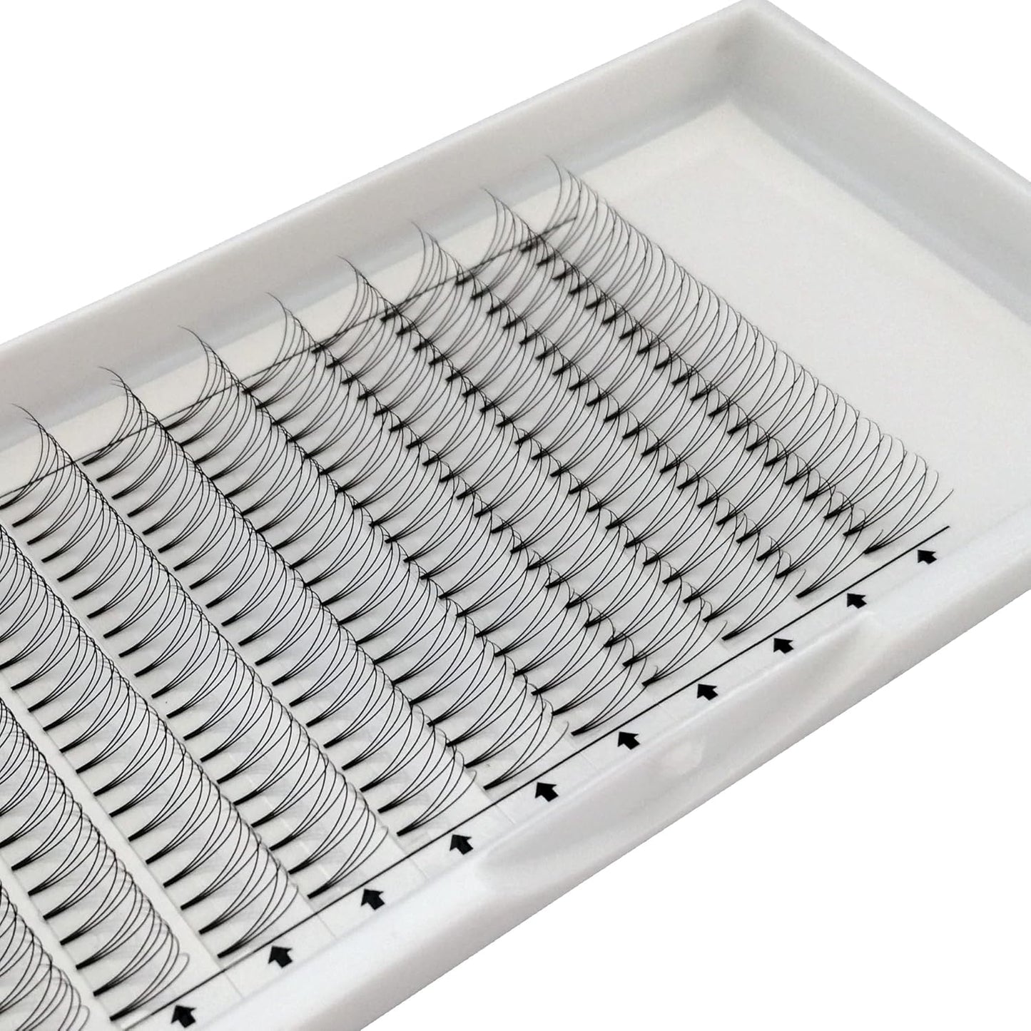 3 Box Eyelash Extensions, 3D Volume, C/D Curl, Thickness 0.04 inches (0.10 mm), Matsueku False Eyelashes, Natural, Popular, 3D Premade Fans Short Stem Eyelashes (D-0.04, 0.43, 0.4, 0.43, 0.5, 0.5,