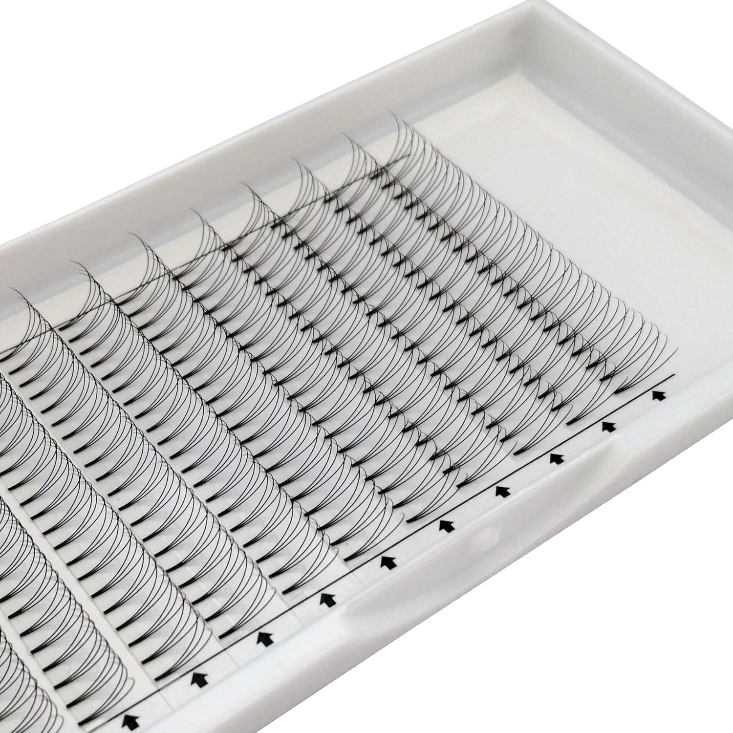 3 Box Eyelash Extensions, 3D Volume, C/D Curl, Thickness 0.04 inches (0.10 mm), Matsueku False Eyelashes, Natural, Popular, 3D Premade Fans Short Stem Eyelashes (D-0.04, 0.43, 0.4, 0.43, 0.5, 0.5,