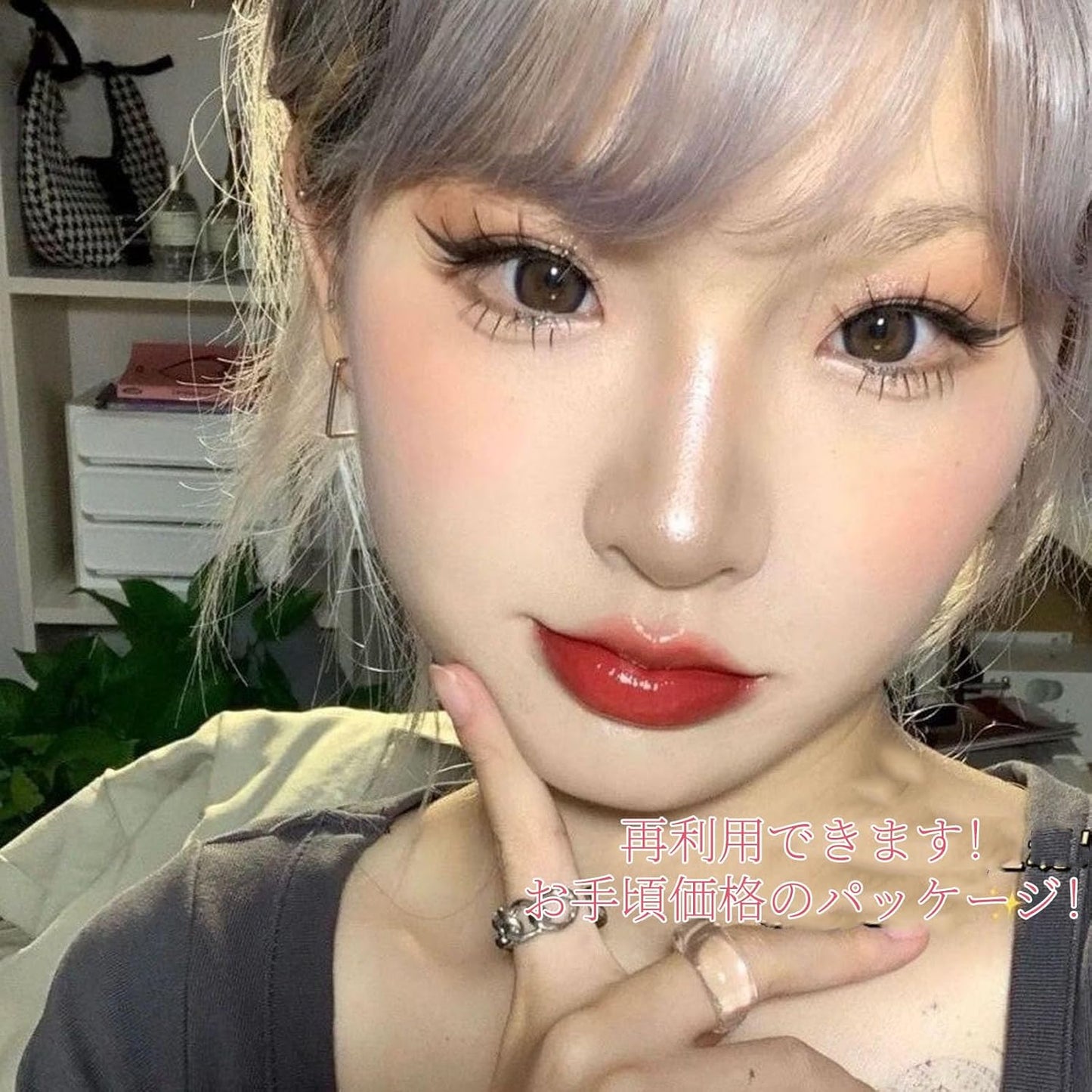 Set of 5 Devil False Eyelashes, Natural Nude Makeup, Cartoon Style 3D Bristles, Lightweight Design, Reusable (009)