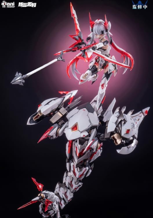 [AC] Nuclear Gold Heavy Construction ANIMESTER 1/12 Armored Girl Purple Micro White Pretty Action Plastic Model