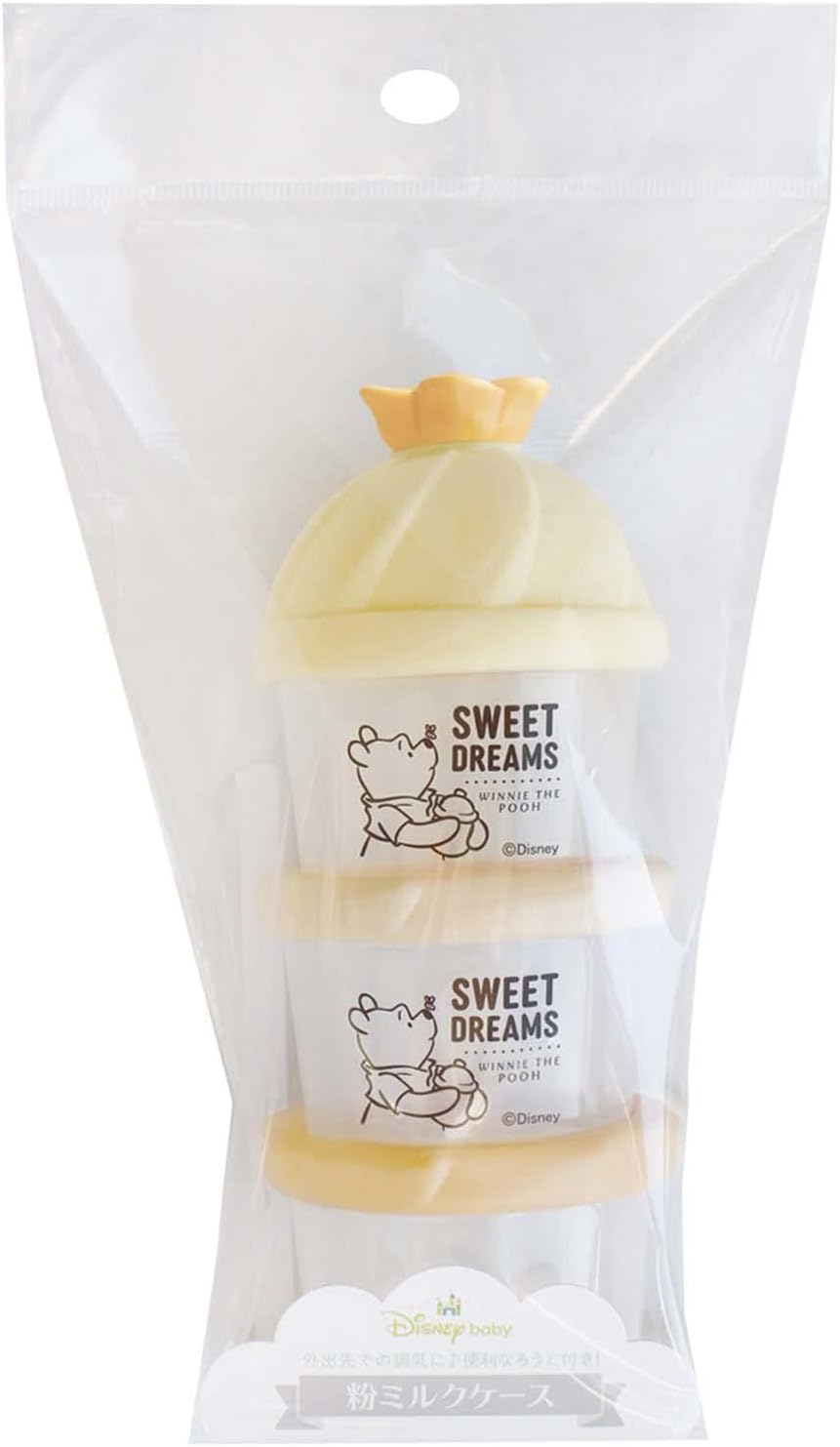 Nishiki Chemical Powder Milk Case, Winnie the Pooh Caramel
