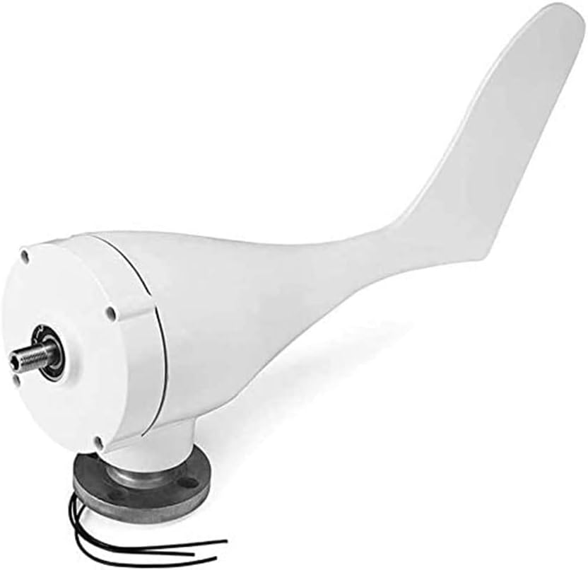 風力タービン、6ブレード+コントローラー風力タービン 水平ホーム風力発電機 パワー風車 エネルギータービン 充電、12V (24V)