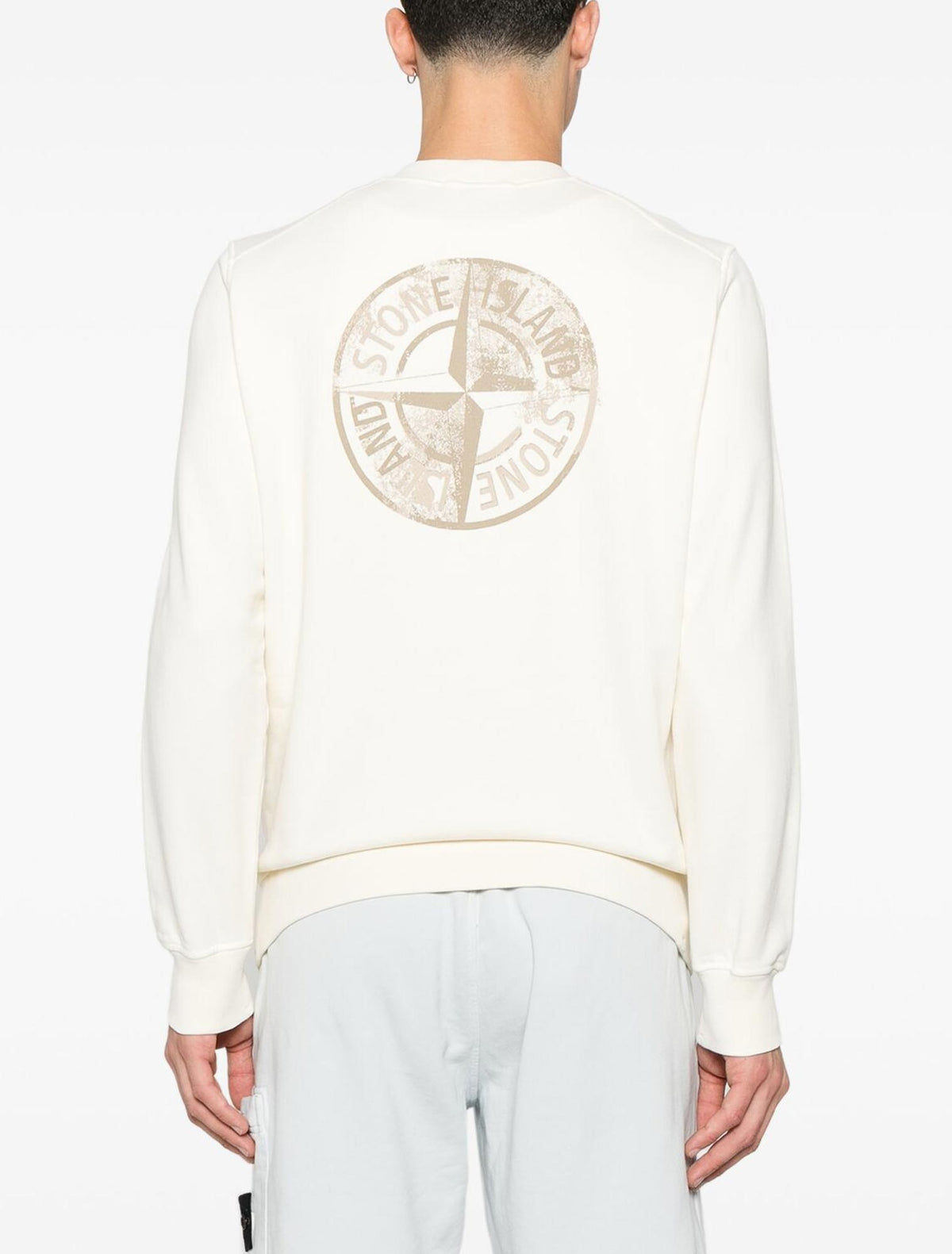 Stone Stone Island Sweaters Ivory - Image 4