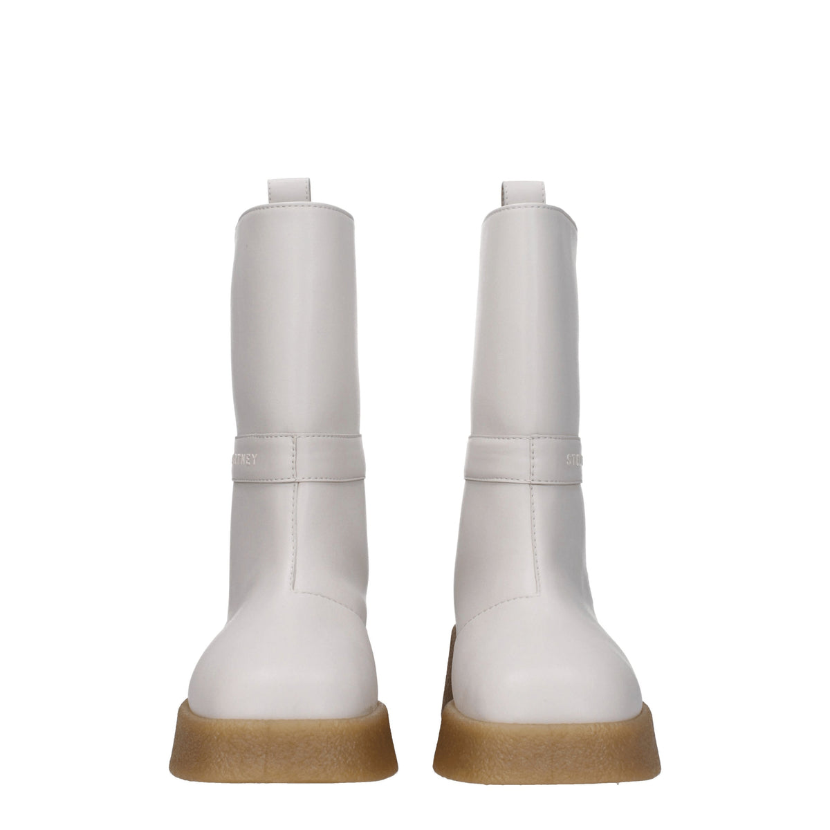 Stella ステラ・マッカートニー・スカイラ女性s エコブーツベージュ/ミルクスキン - Image 4